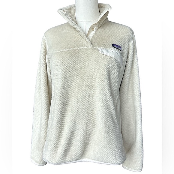 Patagonia Cream Fleece Pullover - Picture 1 of 5